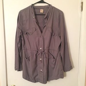 Lightweight Gray Jacket - Perfect for fall!